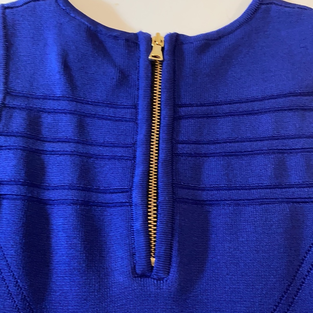 MILLY ADORABLE KIDS DRESS IN KNIT ELECTRIC BLUE NO LONGER MADE - Picture 7 of 13